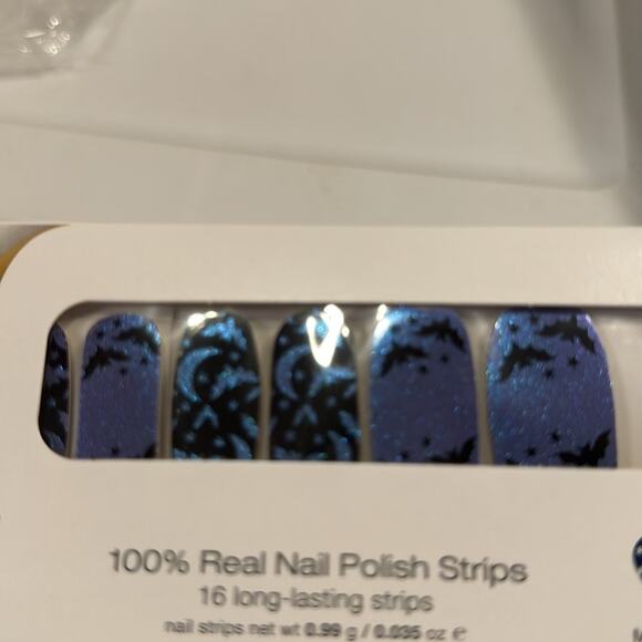 NWT Color Street "Bat’s Amore" Blue Purple Nail Strips - Picture 2 of 5